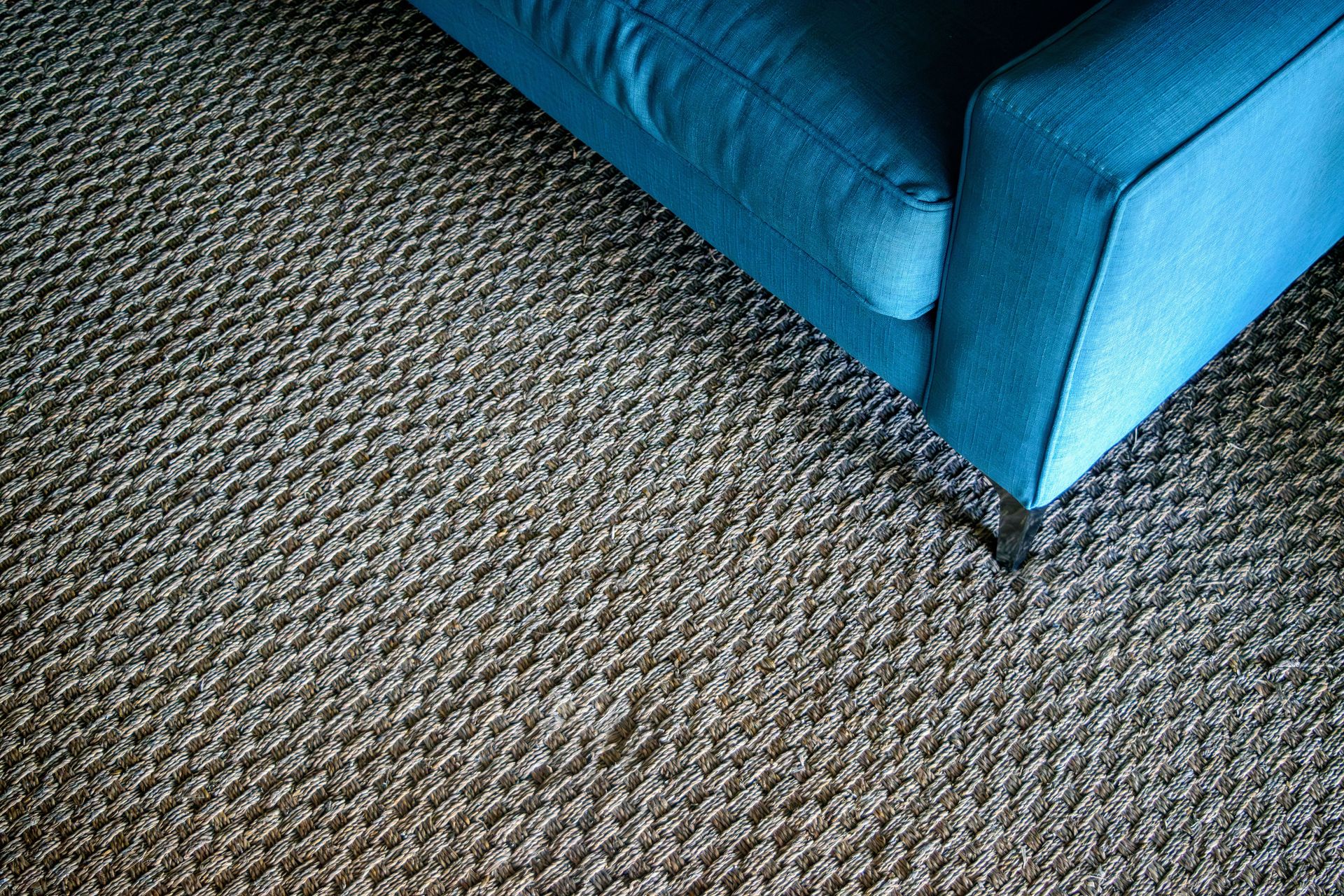Freshly cleaned living room carpet